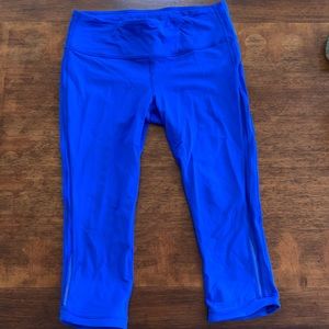 Lululemon Cobalt Blue Hit it Crop Legging